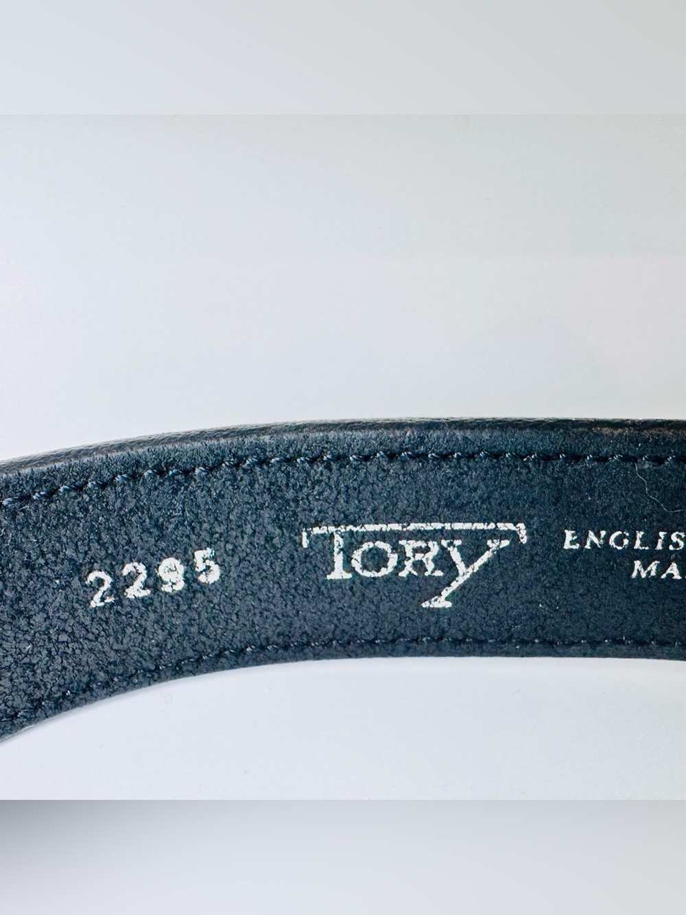 Tory Leather English Bridle Black Belt Size 30 • Made in USA • Hunter Classic - Picture 4 of 16